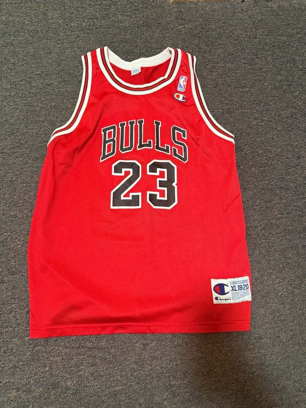 Vintage Champion Michael Jordan Chicago Bulls #23 Jersey Youth XL 18-20